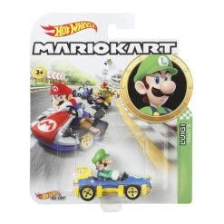 Bestpreis ✔️ Hot Wheels Mario Kart Replica 1:64 Die-Cast Luigi 💯
