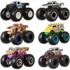 Aktion ⭐ Hot Wheels Monster Truck 1:64 Demolition Doubles Bone Shaker VS Rodger Dodger 😍