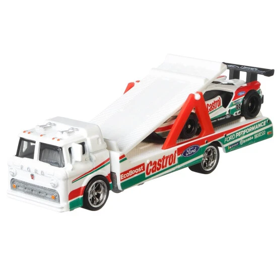 Am billigsten ✨ Hot Wheels FLF56-40 Ford GT Race + Ford C-800 "Castrol" Team Transport Maßstab 1:64 Modellauto 👏 3 Am billigsten ✨ Hot Wheels FLF56-40 Ford GT Race + Ford C-800 "Castrol" Team Transport Maßstab 1:64 Modellauto 👏 – Bild 3
