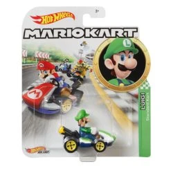 Budget 🎁 HOT WHEELS GLP37 Hot Wheels Mario Kart Replica 1:64 Die-Cast Luigi 🛒