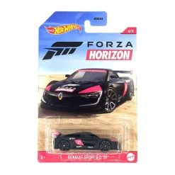 Blitzangebot ⌛ Hot Wheels GDG44-GRP36 Renault Sport R.S. 01 Matt Schwarz/pink - Forza Horizon 4/5 Maßstab 1:64 Modellauto ⭐