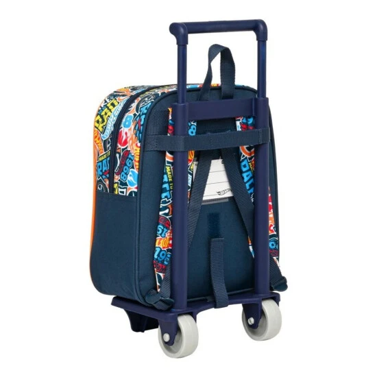 Aktion ✔️ Schulrucksack Mit Rädern Hot Wheels Challenge Marineblau (22 X 28 X 10 Cm) 🛒 1 Aktion ✔️ Schulrucksack Mit Rädern Hot Wheels Challenge Marineblau (22 X 28 X 10 Cm) 🛒