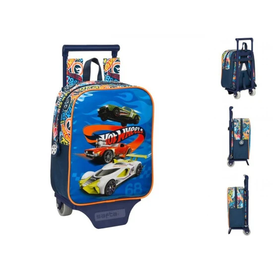 Aktion ✔️ Schulrucksack Mit Rädern Hot Wheels Challenge Marineblau (22 X 28 X 10 Cm) 🛒 4 Aktion ✔️ Schulrucksack Mit Rädern Hot Wheels Challenge Marineblau (22 X 28 X 10 Cm) 🛒 – Bild 4