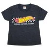 Auslauf 🔥 Hot Wheels - Higher Farther Faster T-Shirt Für Jungen PG730 (104) (Anthrazit) 😉