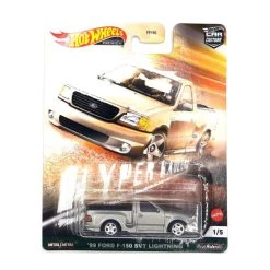 Am billigsten 👍 Hot Wheels FPY86-GRJ88 Ford F-150 SVT Lightning Silber 1999 - Hyper Haulers 1/5 Maßstab Ca. 1:64 Modellauto 💯
