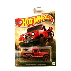 Top 10 👍 Hot Wheels HFW36-HDH08 Jeepster Commando Rot 1967 - Mud Runners Maßstab Ca. 1:64 👏