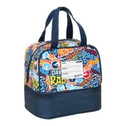 Coupon ✨ Lunchbox Hot Wheels Challenge Bunt Marineblau (20 X 20 X 15 Cm) 🧨