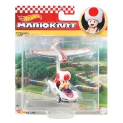 Coupon ⭐ Hot Wheels Mario Kart Toad P-Wing Plane Glider ⭐