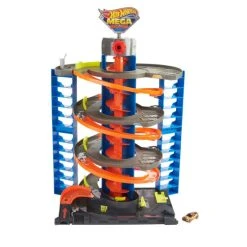 Schlussverkauf 🎉 Hot Wheels City Parkgarage Spielset, Inkl. 1 Spielzeugauto, Zubehör ✔️