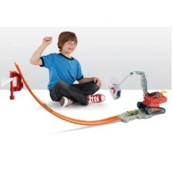 Neu ❤️ Hot Wheels Spielzeugspielset "Crane Crasher" FFF62 ⭐ -Hot Wheels Verkäufe unnamed file 1582