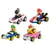Angebote 💯 Hot Wheels Mario Kart Die Cast 4er-Pack, Spielzeugautos Mit Exkl. Yoshi Spielauto 🎉