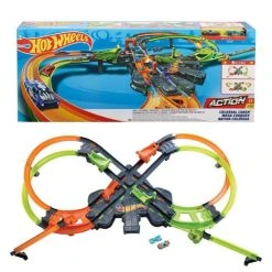 Schlussverkauf 💯 Hot Wheels GFH87 Super Mega Crash Große Rennbahn Mit 8er Looping 2 Autos Neu ❤️ -Hot Wheels Verkäufe unnamed file 1722