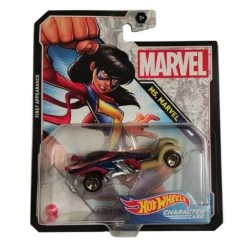 Coupon 😉 Mattel GJH94 Hot Wheels Character Cars MS. Marvel, Marvel, Rennauto Zum Sammeln Und Spielen ❤️