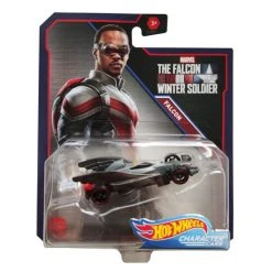 Neu ⌛ Mattel GXC66 Hot Wheels Character Cars FALCON, The Falcon And The Winter Soldier, Rennauto Zum Sammeln Und Spielen 😀