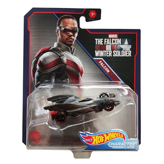 Neu ⌛ Mattel GXC66 Hot Wheels Character Cars FALCON, The Falcon And The Winter Soldier, Rennauto Zum Sammeln Und Spielen 😀 3 Neu ⌛ Mattel GXC66 Hot Wheels Character Cars FALCON, The Falcon And The Winter Soldier, Rennauto Zum Sammeln Und Spielen 😀 – Bild 3