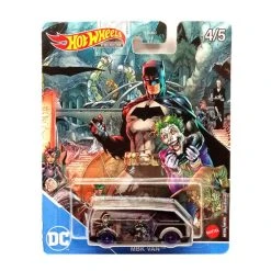 Bester Verkauf 👍 Hot Wheels DLB45-HCN87 MBK Van Grau - Batman DC 4/5 Maßstab 1:64 Modellauto ❤️