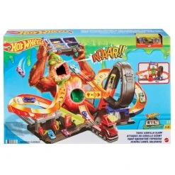 Aktion ✨ Hot Wheels City Slam Gorilla Mit Geräuschen, Spielset Mit Looping ✔️ -Hot Wheels Verkäufe unnamed file 183