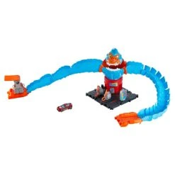 Budget ❤️ Hot Wheels City Nemesis Lab Gorilla Set Inkl. 1 Spielzeugauto, Zubehör 🌟