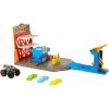 Bester Verkauf 🧨 Hot Wheels Monster Trucks Blast Station Stunt Set, Zubehör Inkl. 4 Autos ⌛