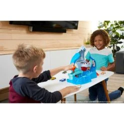 Budget 💯 Hot Wheels Robo-Hai-Angriff Spielset Mit Looping Inkl. 1 Farbwechsel-Auto 🤩