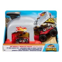 Schlussverkauf ✔️ Hot Wheels Monster Trucks "Bone Shaker" Startrampe Spielset Inkl. 2 Spielzeugautos ❤️ -Hot Wheels Verkäufe unnamed file 438