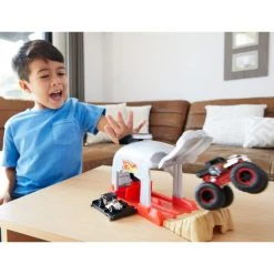 Schlussverkauf ✔️ Hot Wheels Monster Trucks "Bone Shaker" Startrampe Spielset Inkl. 2 Spielzeugautos ❤️ -Hot Wheels Verkäufe unnamed file 439