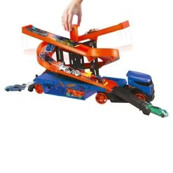 Neu ⭐ Hot Wheels Mega Action Transporter Für 20 1:64 Spielzeugautos, Inkl. 1 Spielauto ⭐ -Hot Wheels Verkäufe unnamed file 444