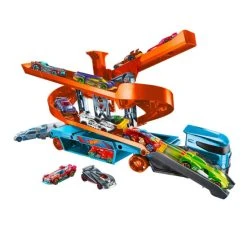 Neu ⭐ Hot Wheels Mega Action Transporter Für 20 1:64 Spielzeugautos, Inkl. 1 Spielauto ⭐ -Hot Wheels Verkäufe unnamed file 445