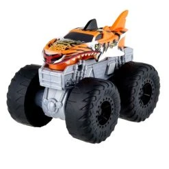 Beste Bewertungen von 🥰 Hot Wheels Monster Trucks 1:43 Tiger Shark Mit Lichtern Und Geräuschen 🔔