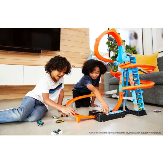 Bestes Angebot ✨ Hot Wheels Himmelscrash-Turm Inkl. 1 Spielzeugauto, Motorisierte Autorennbahn 🛒 2 Bestes Angebot ✨ Hot Wheels Himmelscrash-Turm Inkl. 1 Spielzeugauto, Motorisierte Autorennbahn 🛒 – Bild 2