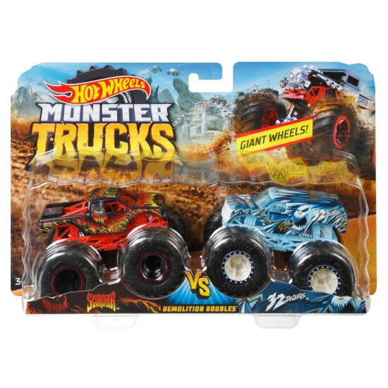 Aktion ⭐ Hot Wheels Monster Truck 1:64 Demolition Doubles Bone Shaker VS Rodger Dodger 😍 7 Aktion ⭐ Hot Wheels Monster Truck 1:64 Demolition Doubles Bone Shaker VS Rodger Dodger 😍 – Bild 7