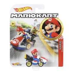 Aktion 🌟 Hot Wheels Mario Kart Replica 1:64 Die-Cast Mario ⌛