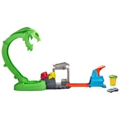 Neu 😀 Hot Wheels City Giftschlangen-Angriff Spielset Inkl. 1 Spielzeugauto 🔔
