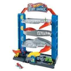 Rabatt ✨ Hot Wheels Stunt-Garage Spielset, Parkhaus Inkl. 1 Spielzeugauto, Parkgarage 🛒