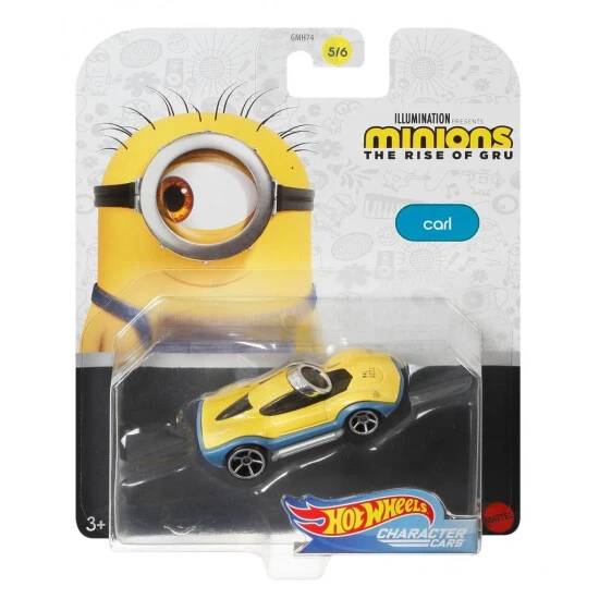Neu 👍 Hot Wheels GMH74-76 Character Car "Carl " Minions - The Rise Of Gru 😉 2 Neu 👍 Hot Wheels GMH74-76 Character Car "Carl " Minions - The Rise Of Gru 😉 – Bild 2
