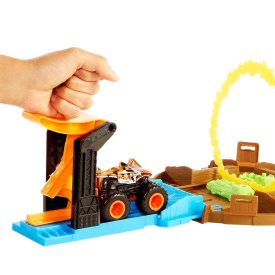 Besorgen 🌟 Hot Wheels Monster Truck Stunt-Reifen-Spielset Inkl. 2 Spielzeugautos ✨ 5 Besorgen 🌟 Hot Wheels Monster Truck Stunt-Reifen-Spielset Inkl. 2 Spielzeugautos ✨ – Bild 5